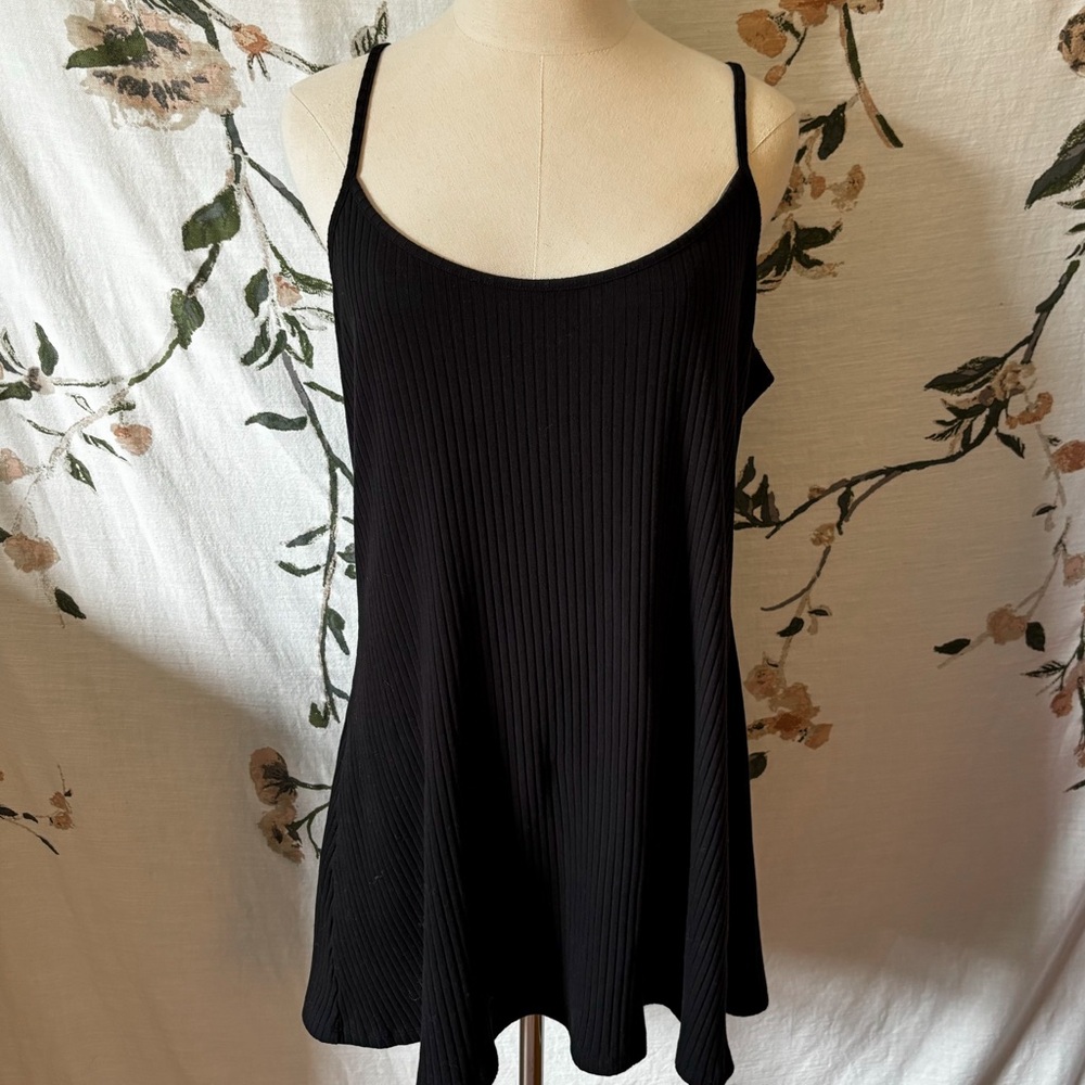 H&M Black Ribbed Dress